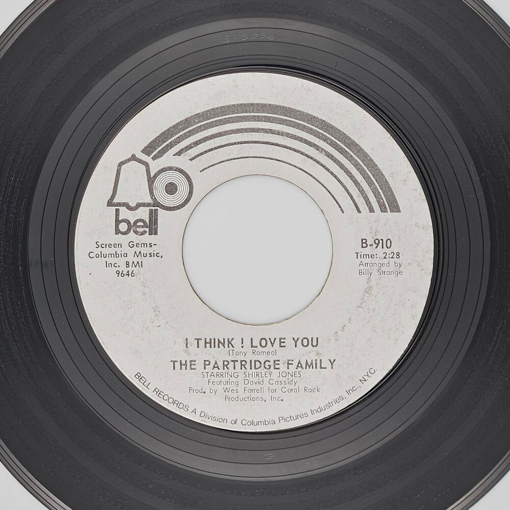 I Think I Love You/Somebody Wants To Love You The Partridge Family 45 RPM Vinyl